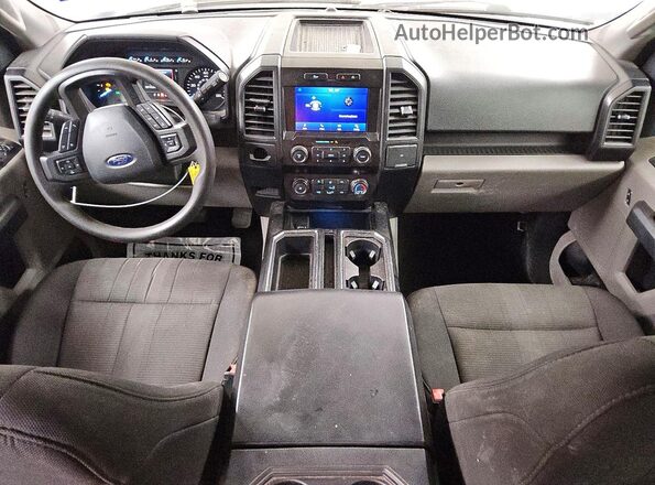 1FTEW1C54LKE35002 2020 FORD F150 Black Առջևի վահանակի տեսք