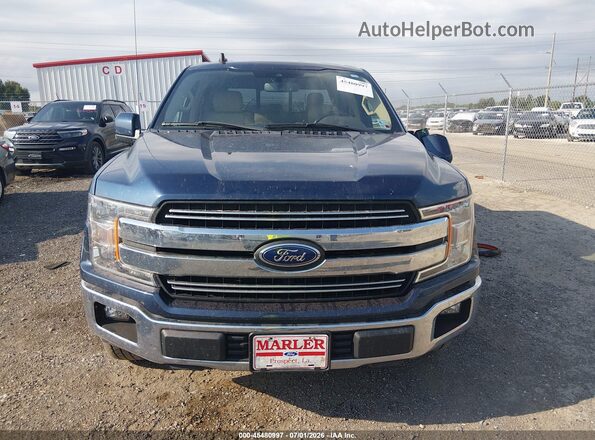 1FTEW1C54LKF51476 2020 FORD F150 Синий Вид задней части салона