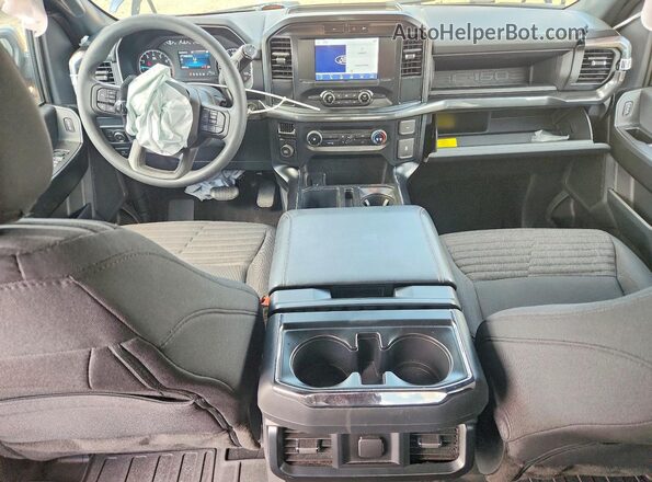 1FTEW1C54NFC37547 2022 FORD F150 Blue Vista del salpicadero