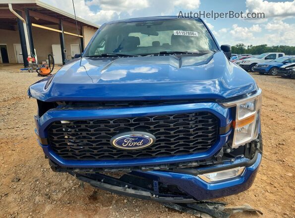 1FTEW1C54NFC37547 2022 FORD F150 Blue Vista frontal
