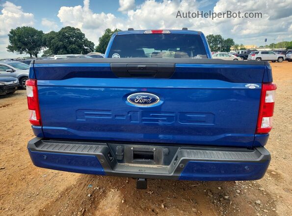 1FTEW1C54NFC37547 2022 FORD F150 Blue Vista trasera