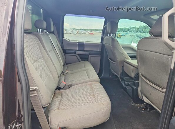 1FTEW1C55KFA64777 2019 FORD F150 Black Vista de los asientos traseros