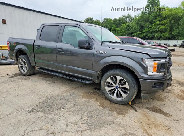 1FTEW1C55KKC82290 2019 FORD F150 Gray წინა მარჯვენა