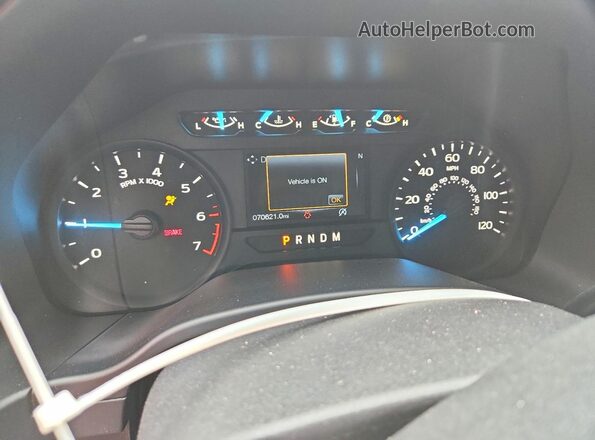 1FTEW1C55KKC82290 2019 FORD F150 Gray ხელსაწყოთა პანელის ხედი
