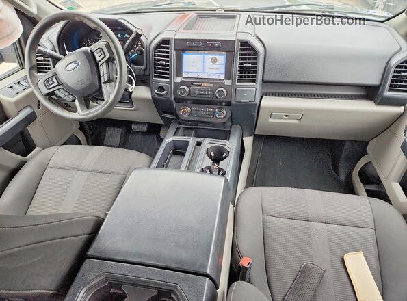 1FTEW1C55KKC82290 2019 FORD F150 Gray წინა პანელის ხედი