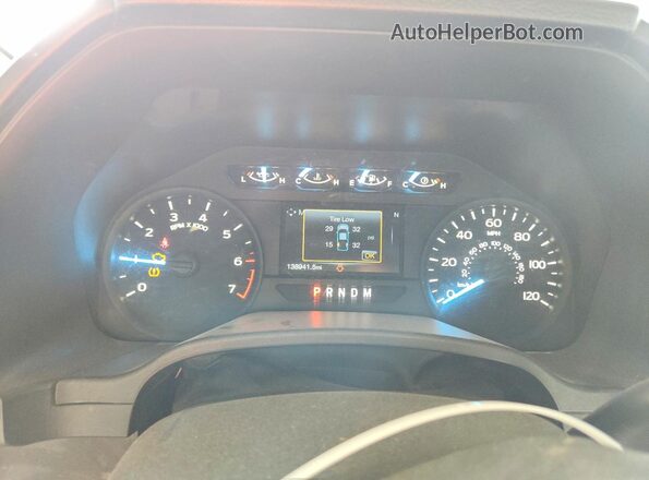 1FTEW1C55KKC94908 2019 FORD F150 White Սարքավորումների վահանակի տեսք