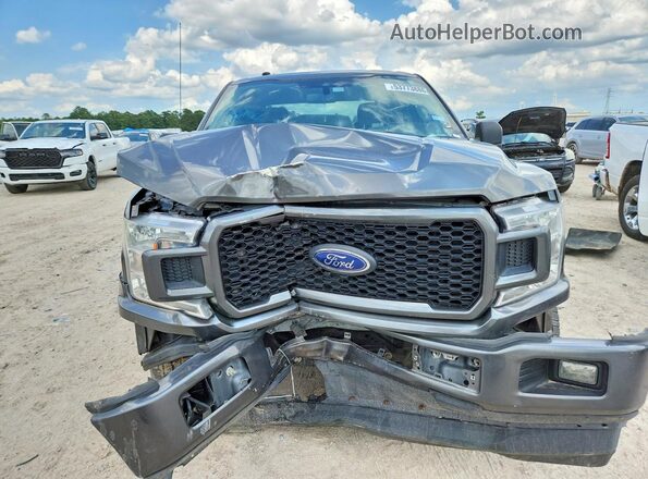 1FTEW1C55KKD88335 2019 FORD F150 Gray Front view