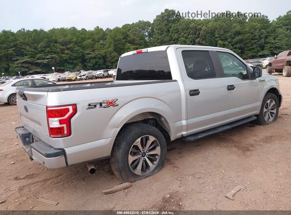 1FTEW1C55KKF08473 2019 FORD F150 Silver Tył prawy