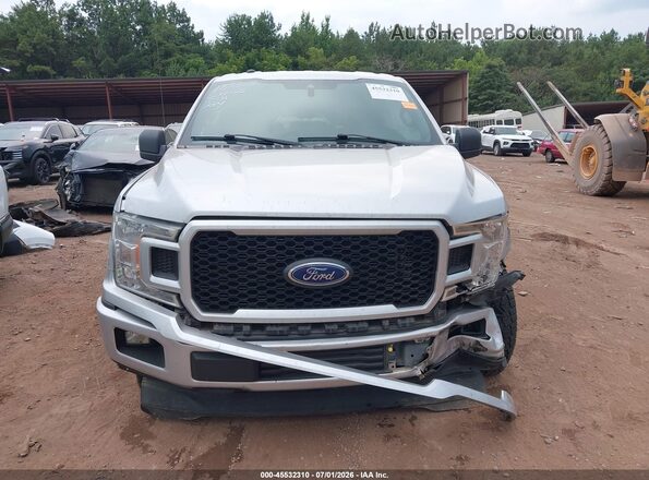 1FTEW1C55KKF08473 2019 FORD F150 Silver Widok wnętrza z tyłu
