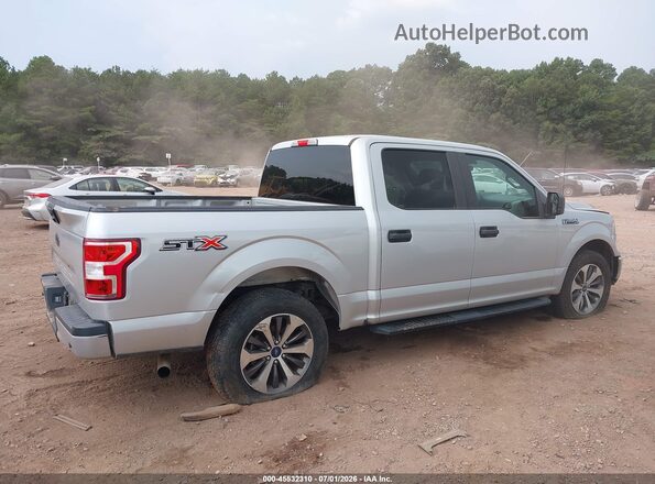 1FTEW1C55KKF08473 2019 FORD F150 Silver Widok wnętrza 360 stopni