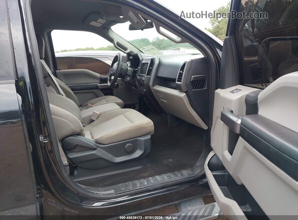 1FTEW1C55LFA98249 2020 FORD F150 Black Widok wnętrza z przodu