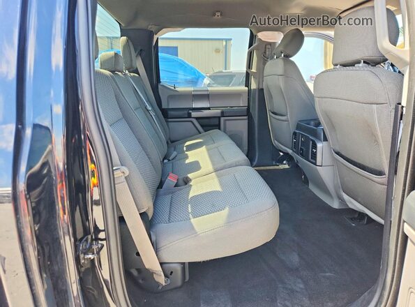 1FTEW1C56JKF91250 2018 FORD F150 Black Հետևի նստատեղերի տեսք