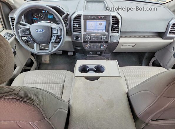 1FTEW1C56KKC40940 2019 FORD F150 Коричневый Вид панели приборов
