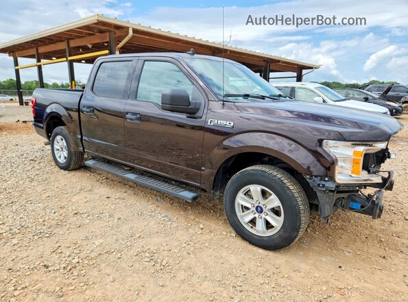 1FTEW1C56KKC40940 2019 FORD F150 Коричневый Передняя правая четверть