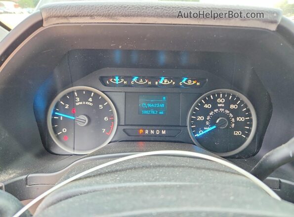 1FTEW1C56KKC40940 2019 FORD F150 Коричневый Вид щитка приборов