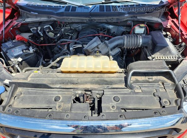 1FTEW1C56MKD45884 2021 FORD F150 Red Widok wnętrza z tyłu