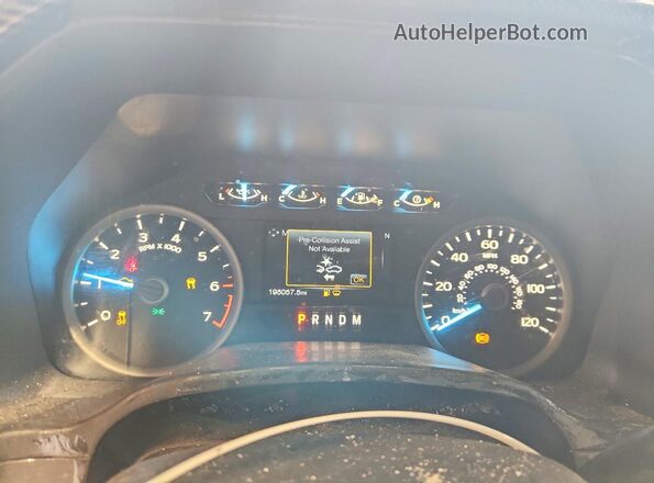 1FTEW1C57LFA22807 2020 FORD F150 Silver Vista del cuadro de instrumentos
