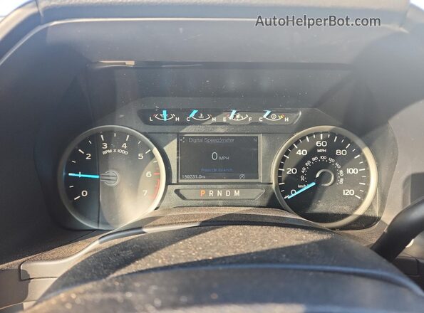 1FTEW1C57LFA80674 2020 FORD F150 White Instrument cluster view