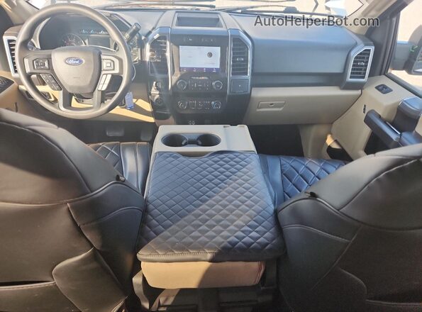 1FTEW1C57LFA80674 2020 FORD F150 White Dashboard view