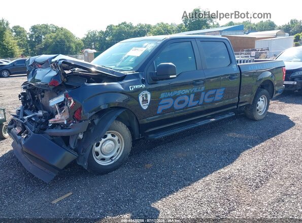 1FTEW1C57LFC49219 2020 FORD F150 Black Przód lewy
