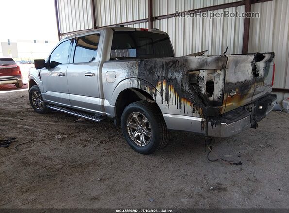 1FTEW1C57MKD15146 2021 FORD F150 Gray Trasero izquierdo