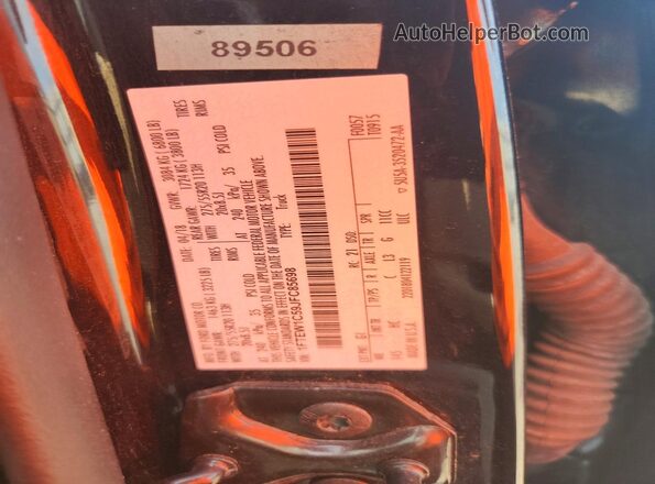 1FTEW1C59JFC85698 2018 FORD F150 Black Շարժիչի բաժամունքի տեսք