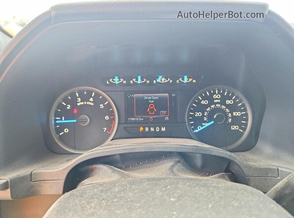1FTEW1C59KKC12324 2019 FORD F150 Красный Вид щитка приборов