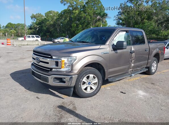 1FTEW1C59LFA22789 2020 FORD F150 Brown Front left