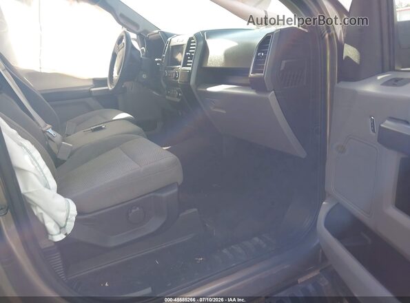 1FTEW1C59LFA22789 2020 FORD F150 Brown Front interior view