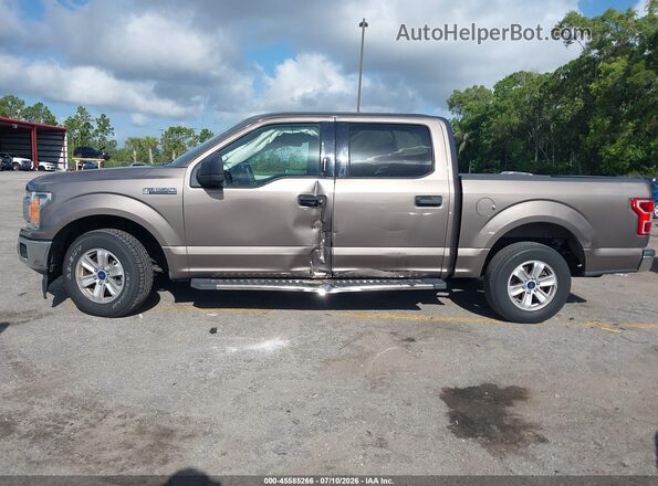 1FTEW1C59LFA22789 2020 FORD F150 Brown Front view