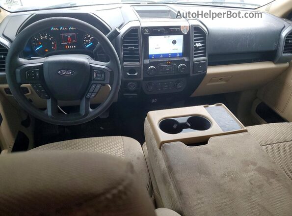 1FTEW1C59LKE74975 2020 FORD F150 Blue Dashboard view