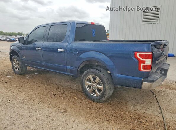1FTEW1C59LKE74975 2020 FORD F150 Blue Rear left
