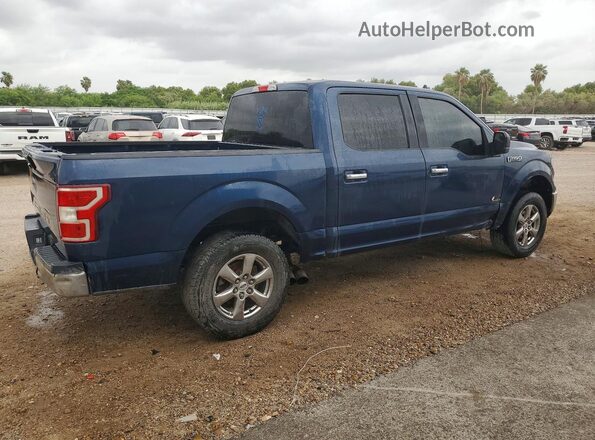 1FTEW1C59LKE74975 2020 FORD F150 Blue Rear right