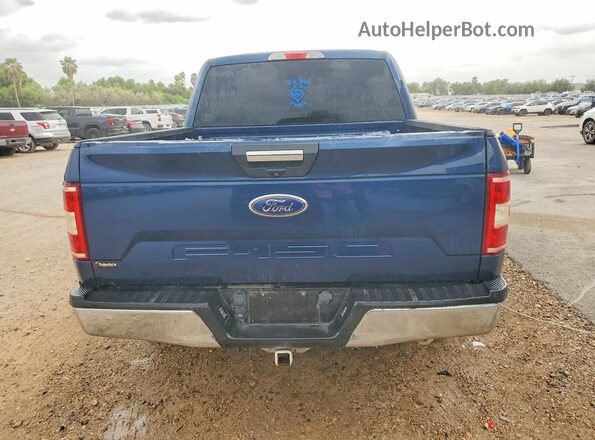 1FTEW1C59LKE74975 2020 FORD F150 Blue Rear view