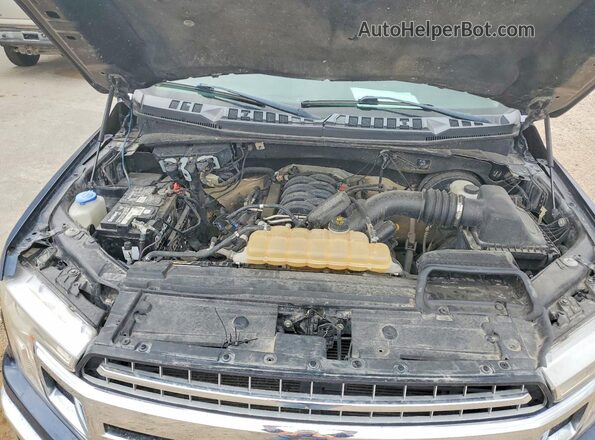 1FTEW1C59LKE74975 2020 FORD F150 Blue Rear interior view