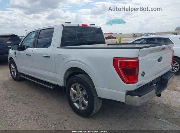 1FTEW1C59MFC46226 2021 FORD F150 Белый Задняя левая четверть