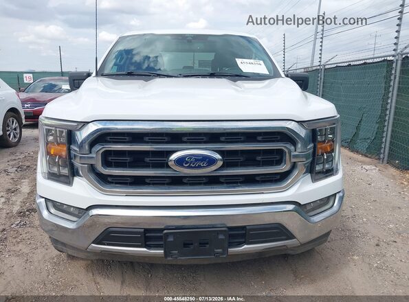 1FTEW1C59MFC46226 2021 FORD F150 Белый Вид щитка приборов