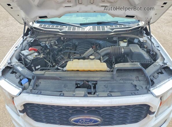 1FTEW1C59NFC44347 2022 FORD F150 White უკანა სალონის ხედი