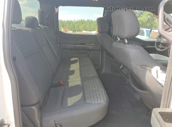 1FTEW1C59NFC44347 2022 FORD F150 White უკანა სავარძლების ხედი