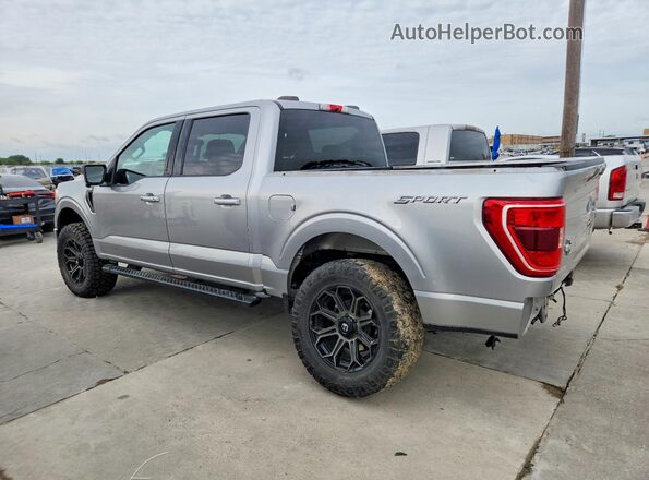 1FTEW1C59NKF04494 2022 FORD F150 Silver უკანა მარცხენა
