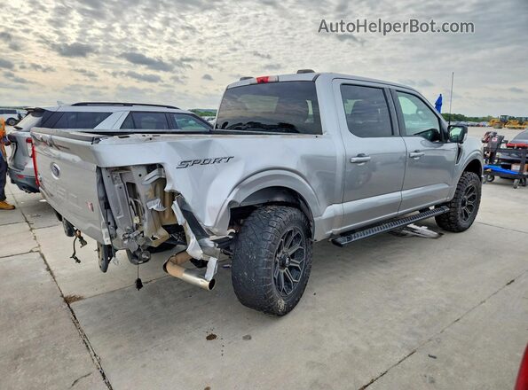 1FTEW1C59NKF04494 2022 FORD F150 Silver უკანა მარჯვენა