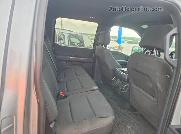 1FTEW1C59NKF04494 2022 FORD F150 Silver უკანა სავარძლების ხედი
