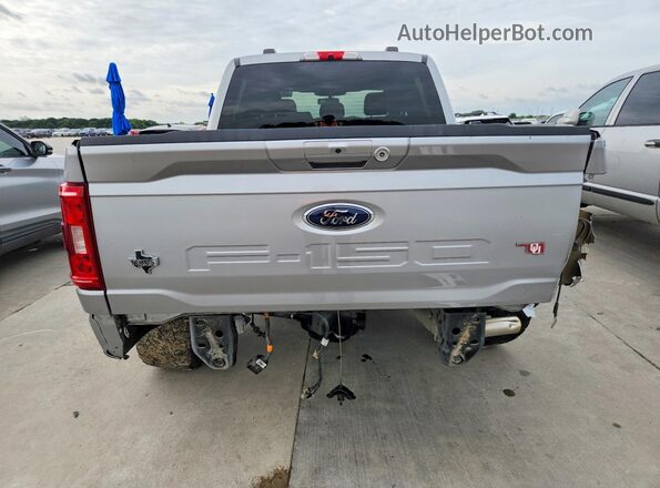 1FTEW1C59NKF04494 2022 FORD F150 Silver უკანა ხედი