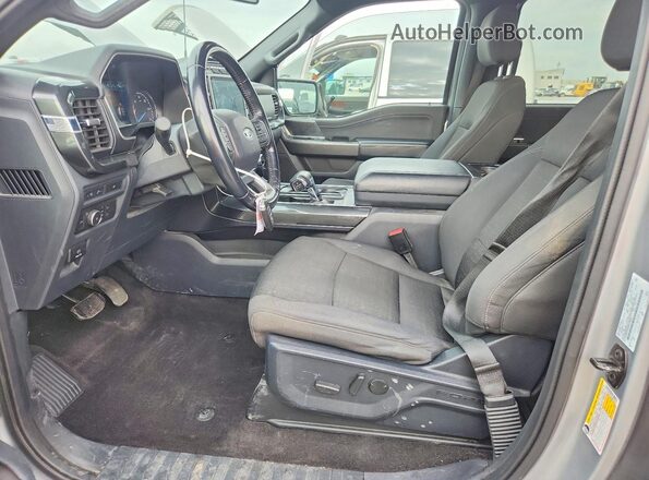 1FTEW1C59NKF04494 2022 FORD F150 Silver წინა სალონის ხედი