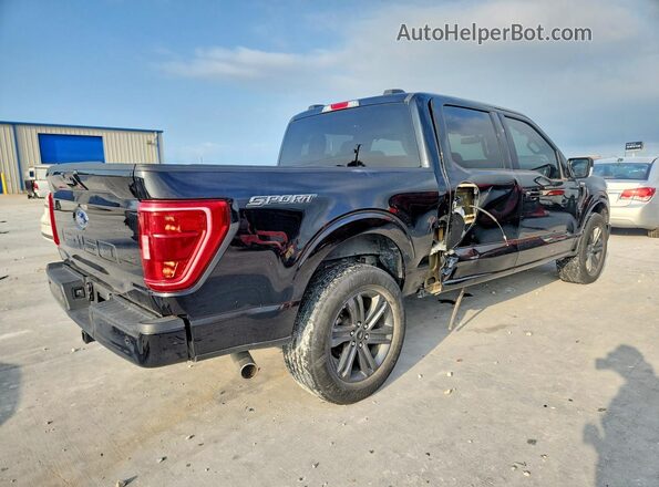 1FTEW1C59PFC28006 2023 FORD F150 Black Tył prawy