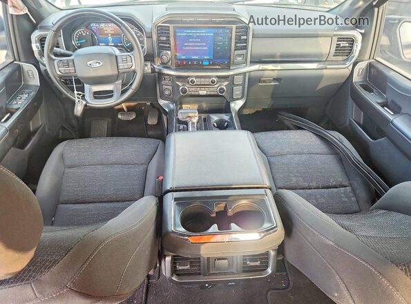 1FTEW1C59PFC28006 2023 FORD F150 Black Widok deski rozdzielczej