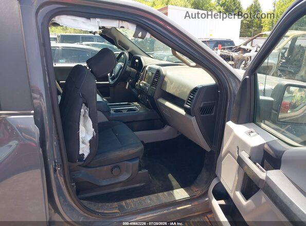 1FTEW1C5XJFB27290 2018 FORD F150 Серый Вид салона спереди
