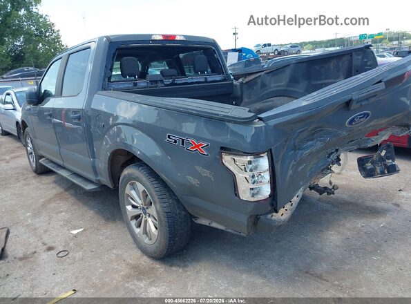 1FTEW1C5XJFB27290 2018 FORD F150 Серый Задняя левая четверть