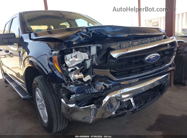 1FTEW1C81PFA21975 2023 FORD F150 Dark Blue Դիմացի տեսք