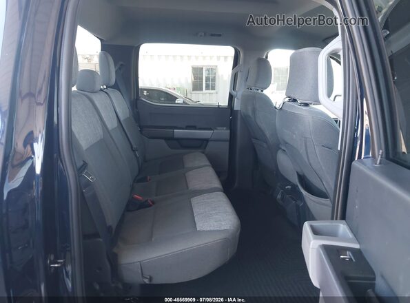 1FTEW1C81PFA21975 2023 FORD F150 Dark Blue VIN կոդի պիտակի տեսք